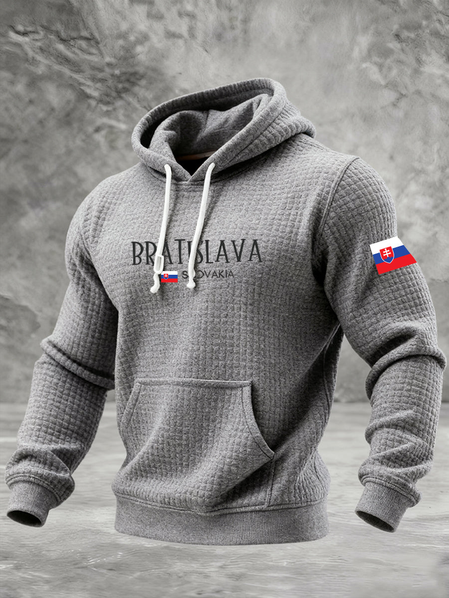 Pánské vintage casual loose hoodie