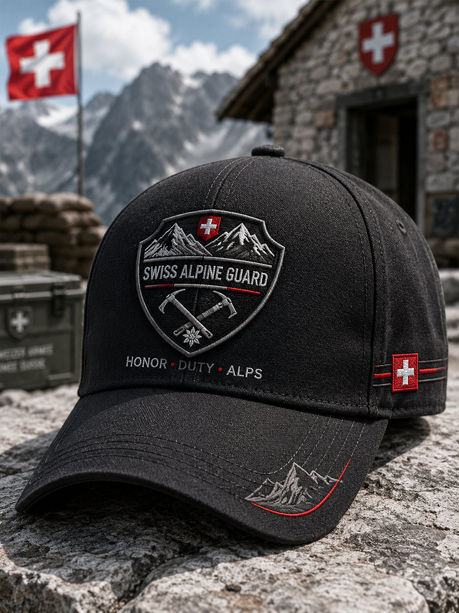 Herrenhut im Vintage-Stil mit militärinspiriertem Muster