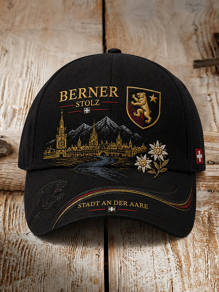 Herren-Stadtsouvenir-Hut mit Grafikdruck