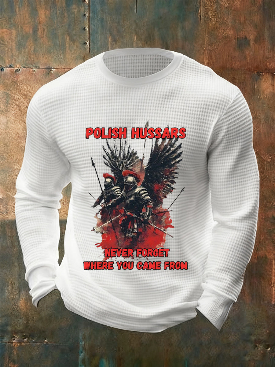 Pánské vintage fashion casual s dlouhým rukávem