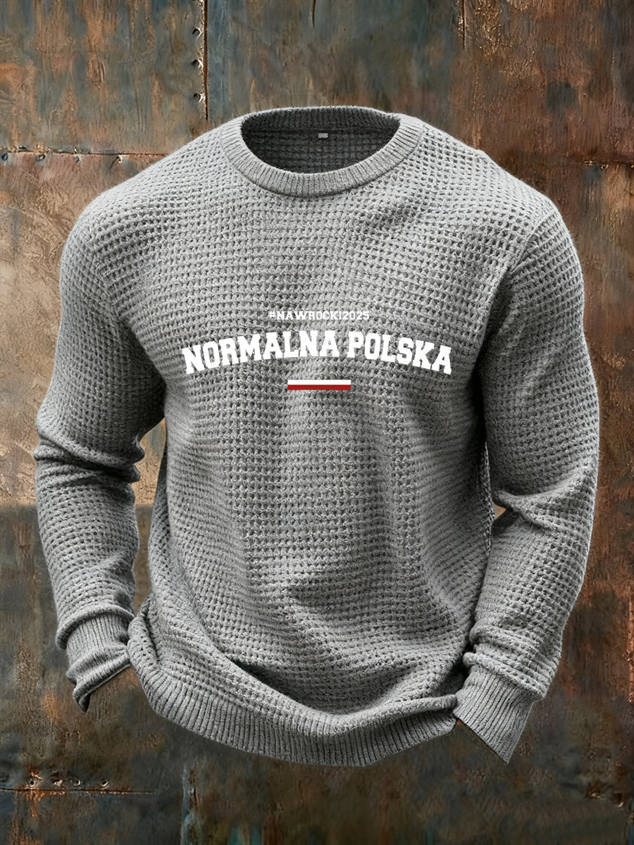 Pánské vintage fashion casual s dlouhým rukávem