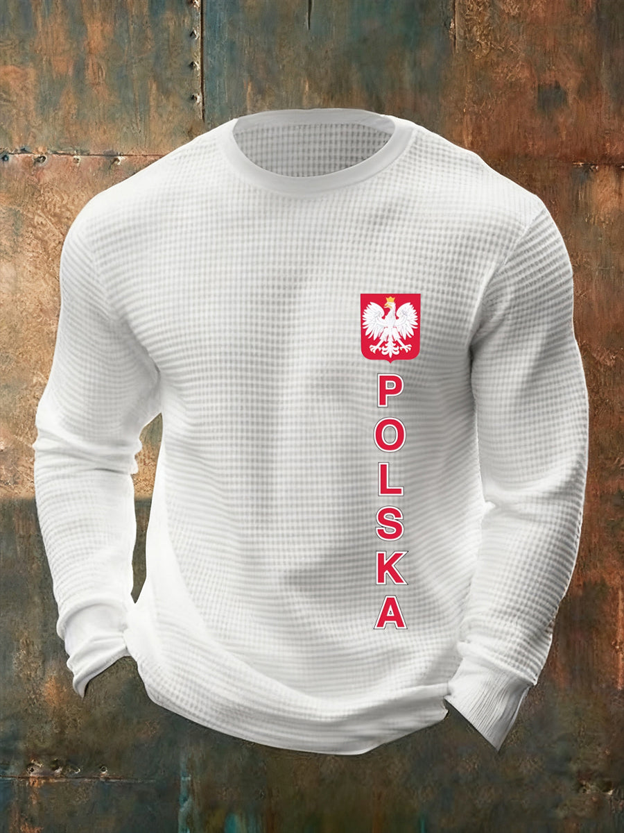 Pánské vintage fashion casual s dlouhým rukávem