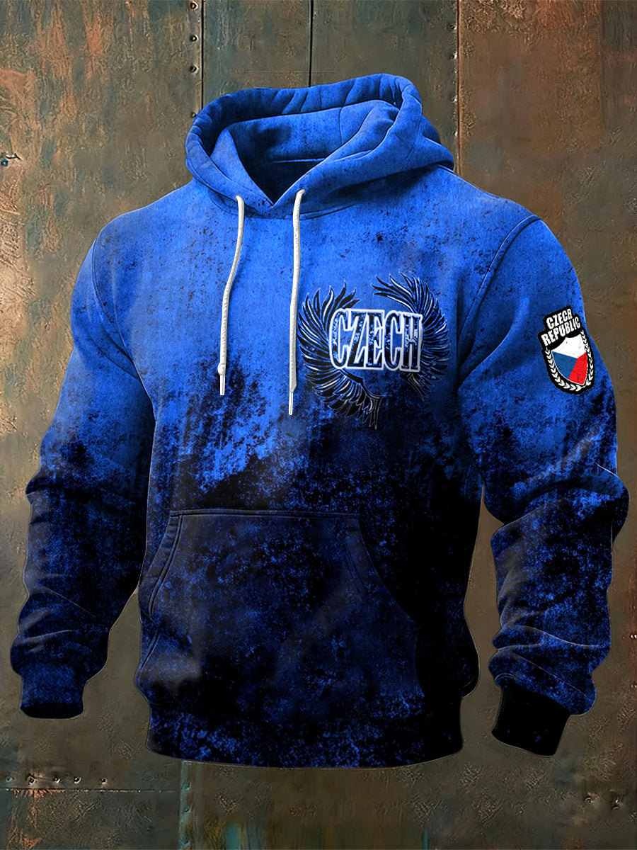 Pánské czech blue gradient sweatshirt