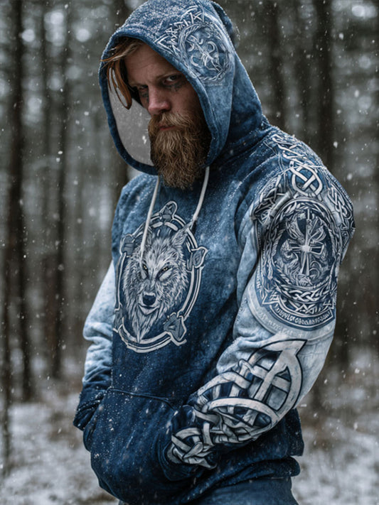 Pánské vikingské hoodie