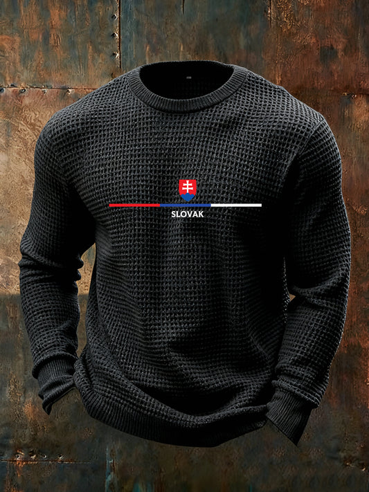 Pánské vintage fashion casual s dlouhým rukávem