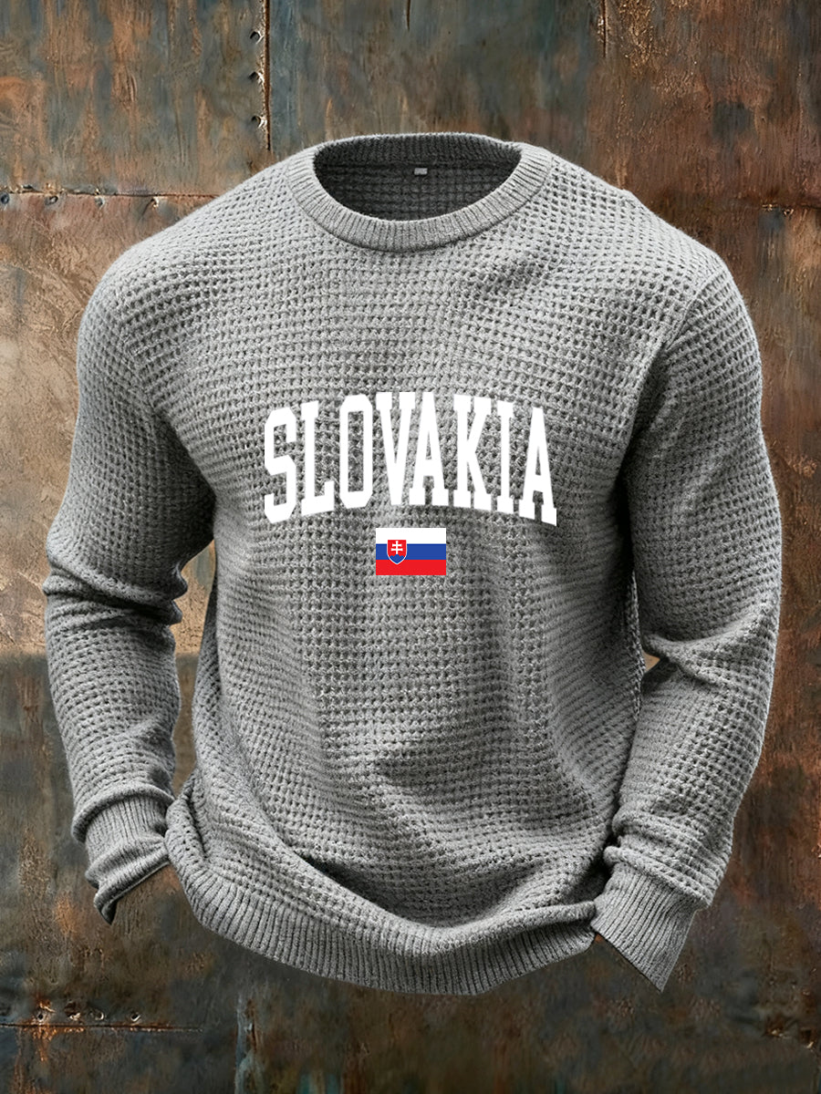 Pánské vintage fashion casual s dlouhým rukávem