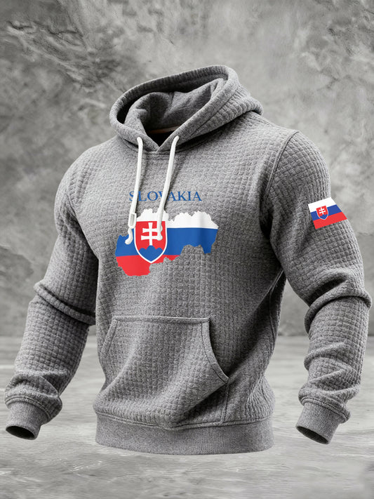 Pánové kotoučená bavlněná mikina