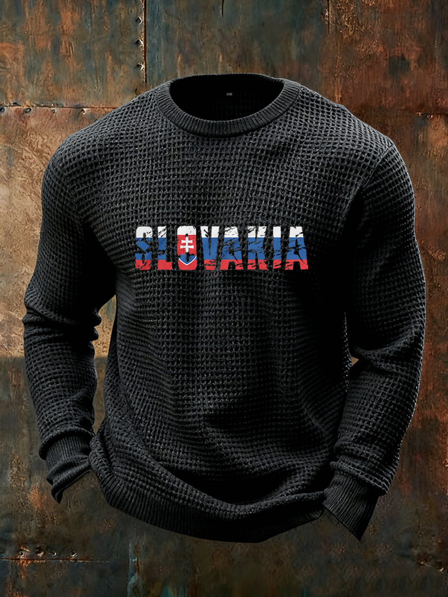 Pánské vintage fashion casual s dlouhým rukávem