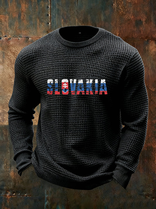 Pánské vintage fashion casual s dlouhým rukávem