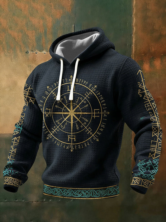 Pánské vikingské vafle pletené mikina