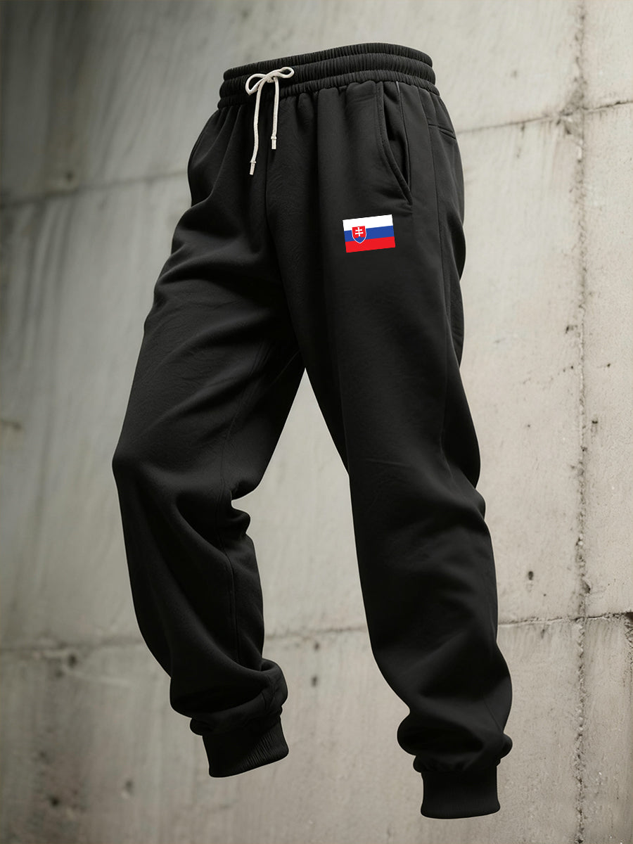 Pánské vintage módní příležitostné dlouhé kalhoty