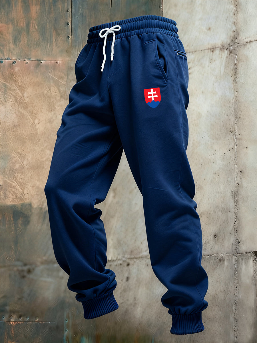 Pánské vintage módní příležitostné dlouhé kalhoty