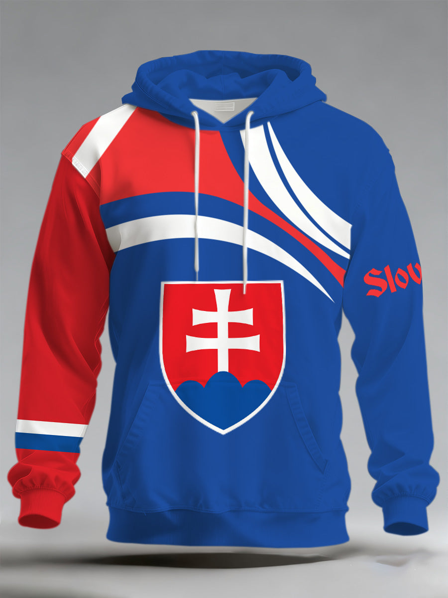 Pánské slovenské tisk hoodie