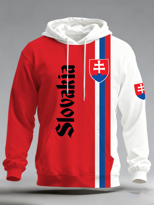 Pánské slovenské tisk hoodie