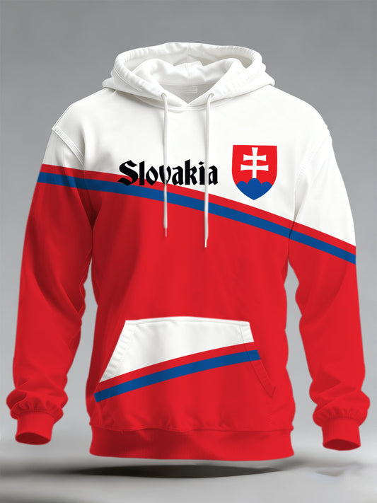 Pánské slovenské tisk hoodie