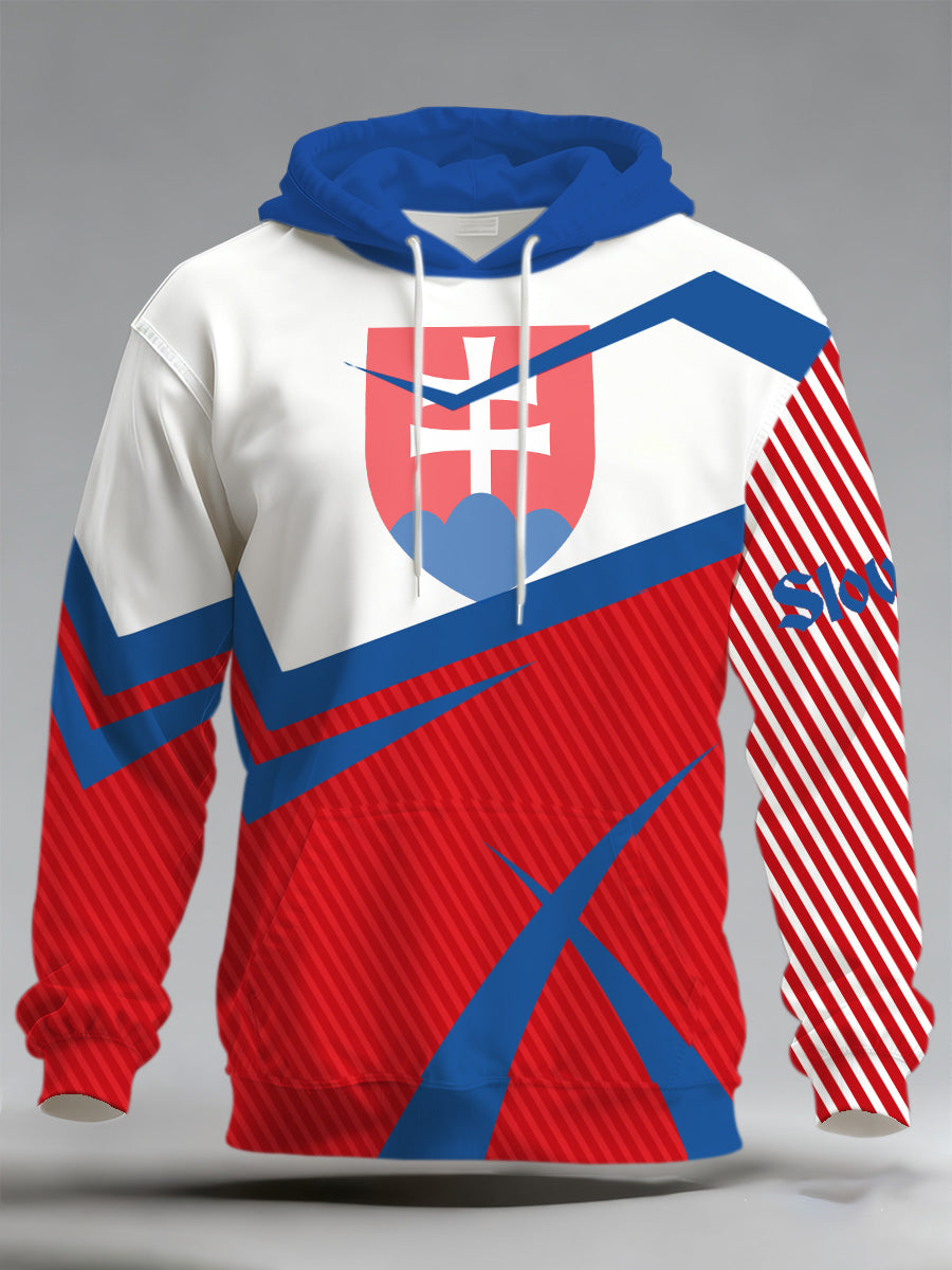 Pánské slovenské tisk hoodie