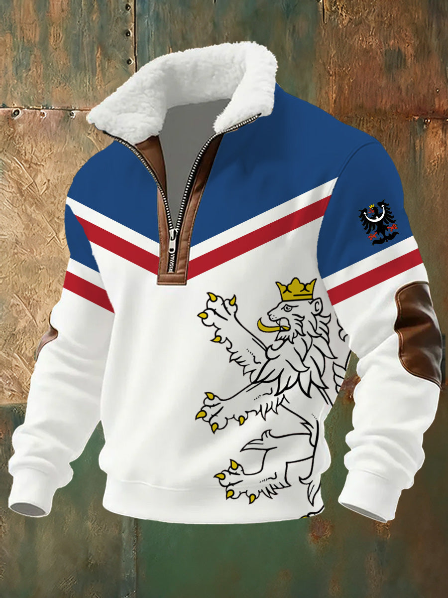 Pánové česká republika tisk power sweatshirt