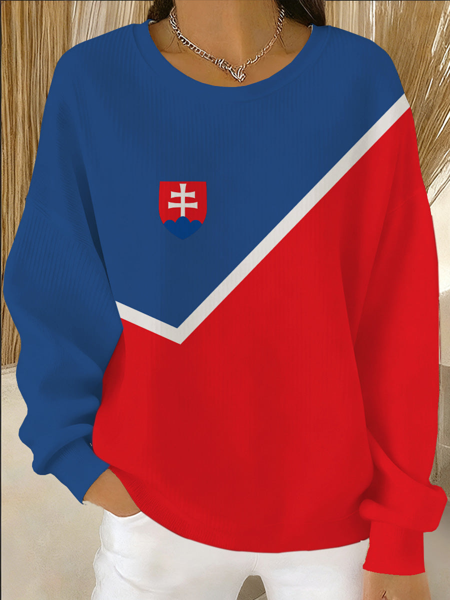 Dámská mikina s slovenskou vlajkou