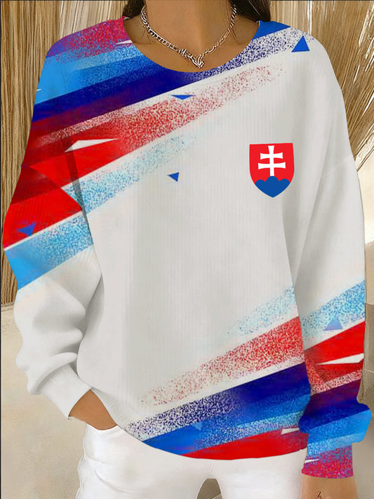 Dámská mikina s slovenskou vlajkou