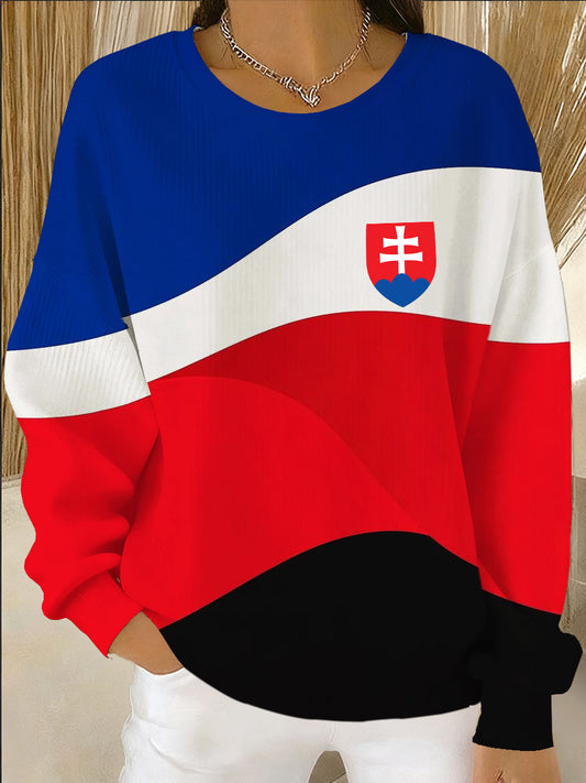 Dámská mikina s slovenskou vlajkou