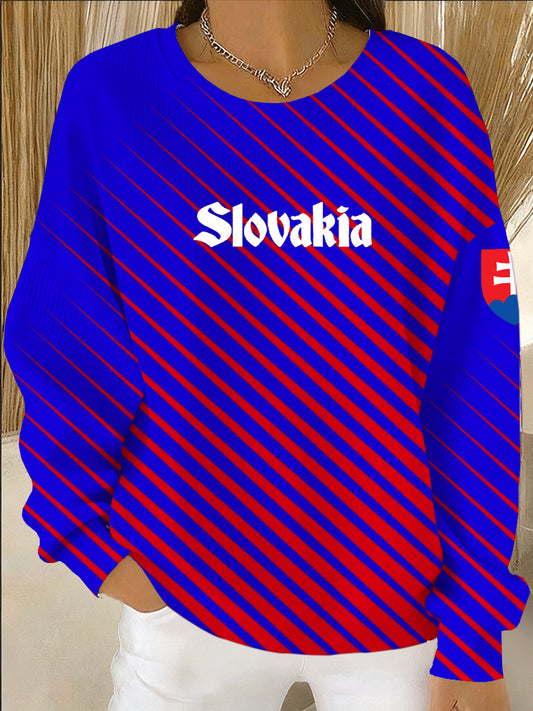 Dámská mikina s slovenskou vlajkou
