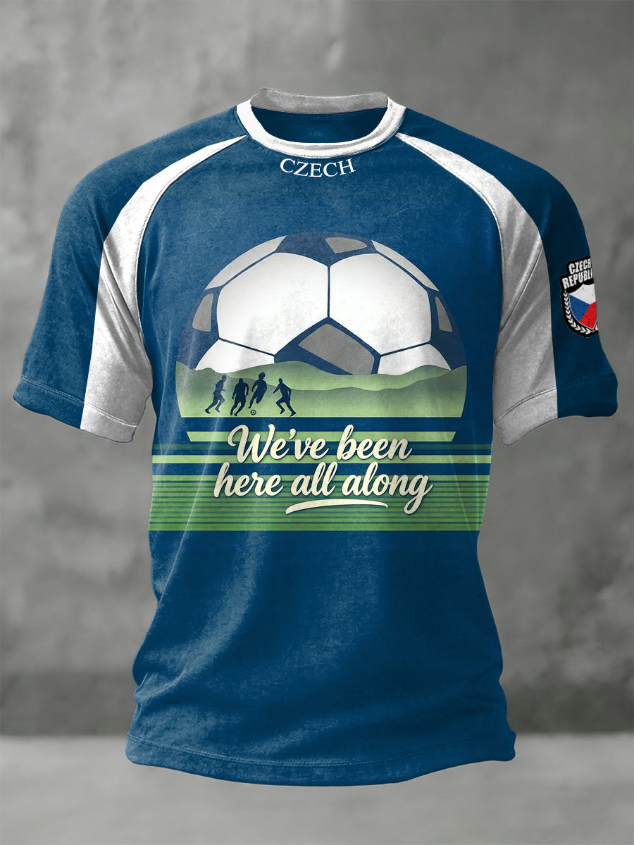 Men czech republic 2026 world cup patchwork jersey tshirt