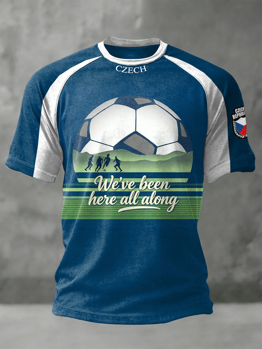 Men czech republic 2026 world cup patchwork jersey tshirt