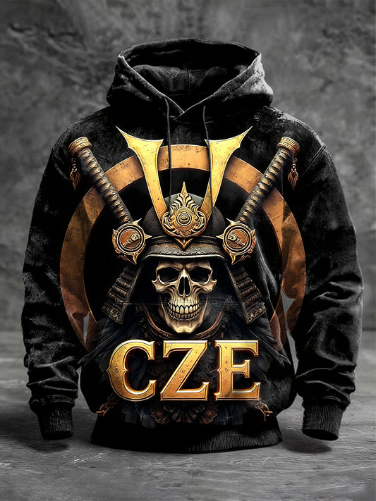 Černá mikina s kapucinou