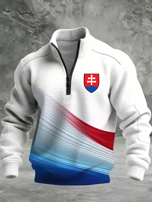 Pánska slovenská výtvarná tričko sweatshirt