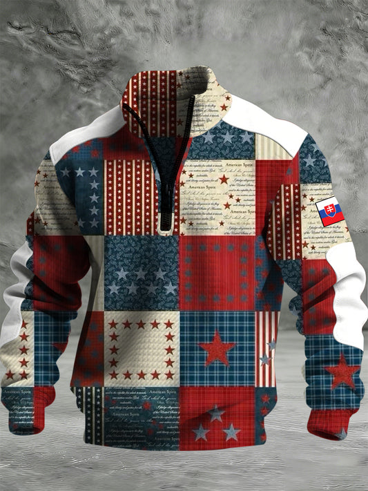 Pánska slovenská výtvarná tričko sweatshirt