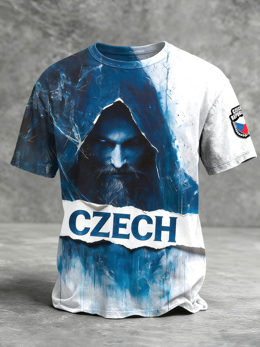 Pánské mýtické otisky české tričko s krátkými rukávy