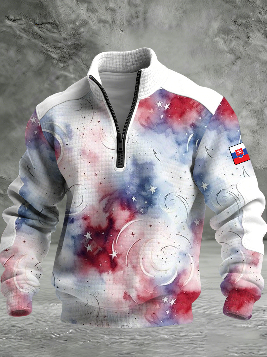 Pánska slovenská výtvarná tričko sweatshirt
