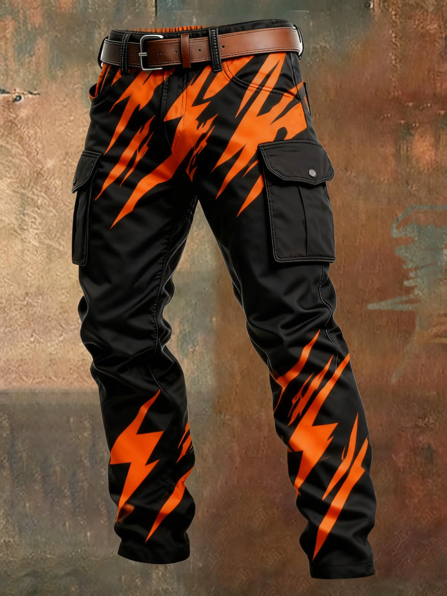 Pánské retro obchodní styl příležitostné pracovní kalhoty