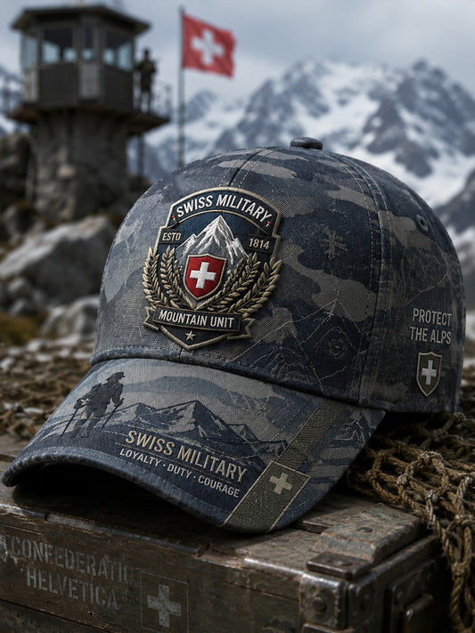 Herren-Mütze mit Tarnmuster im Militärstil