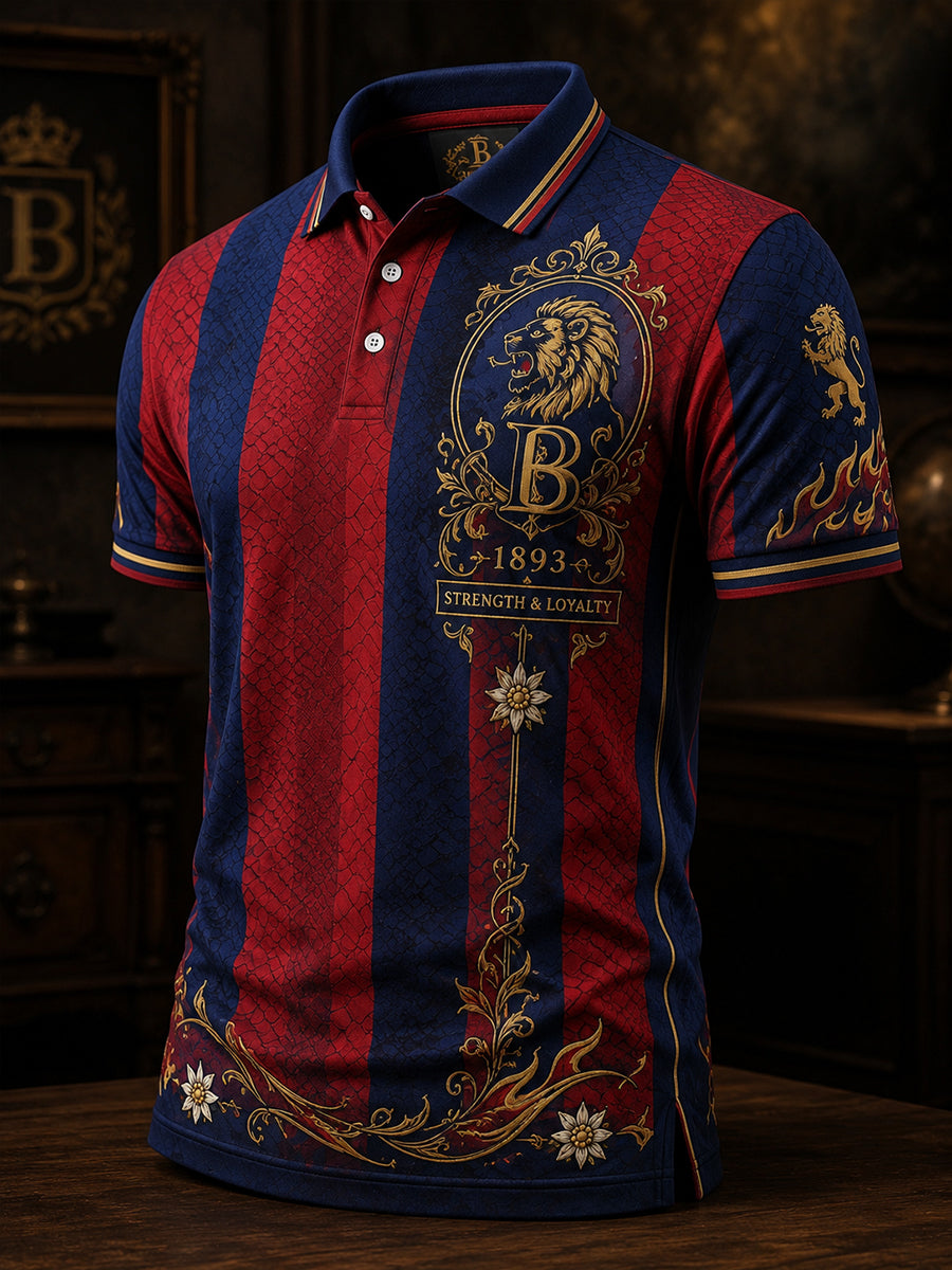Herren-FC-Basel-Kulturgefühl-Kunstdruck-Polo-Shirt
