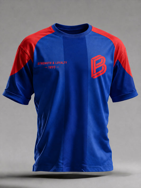 Herren-T-Shirt mit Kunstdruck und kulturellen Elementen des FC Basel