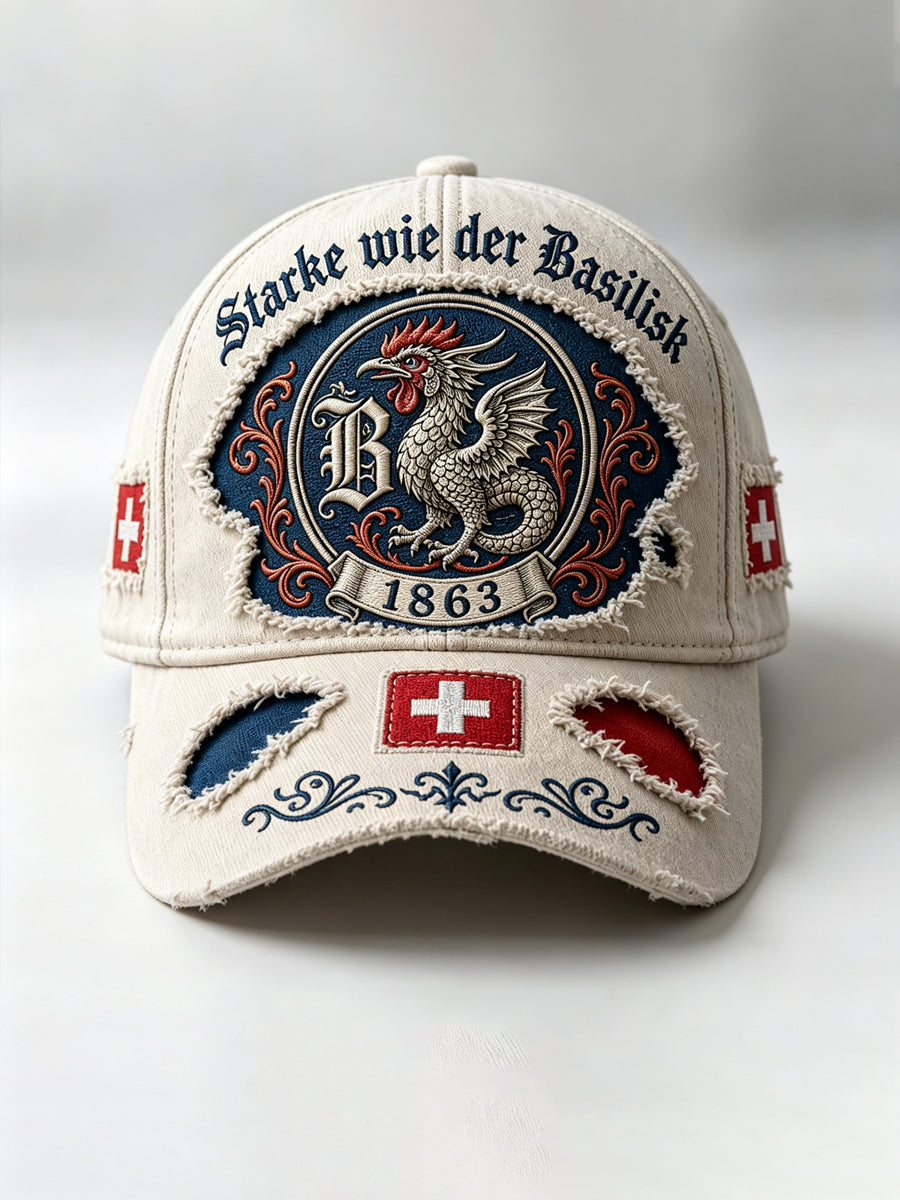 Unisex-Casemütze des Schweizer Fußballclubs mit Kunstdruck