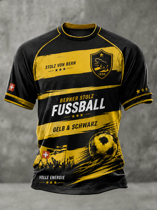 Grafik-Raglan-T-Shirt mit kurzen Ärmeln zum Jubiläum des Herrenfußballclubs