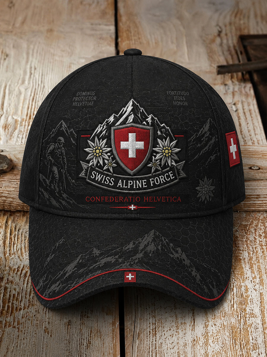 Herren Hut im Vintage-Stil mit militärisch inspirierten Print