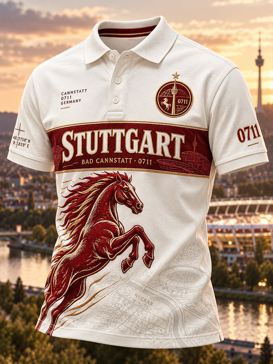 Herren-Poloshirt des VfB Stuttgart