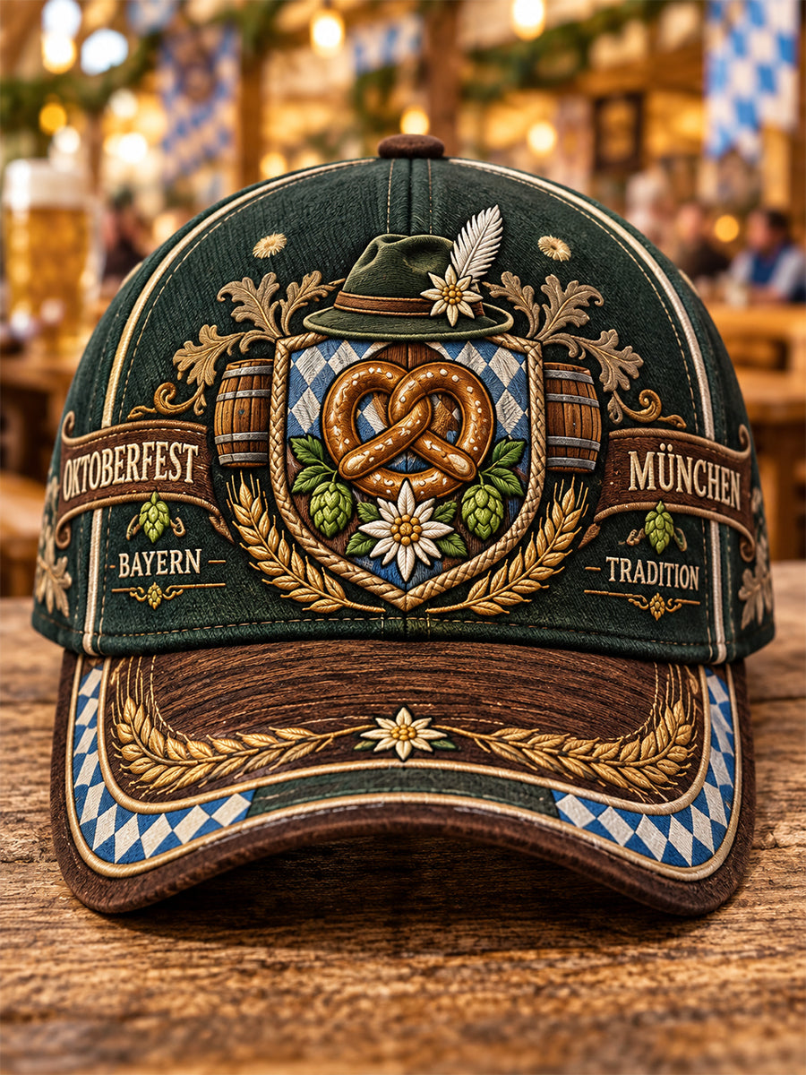 Die Münchner Oktoberfest-Unisex-Mütze