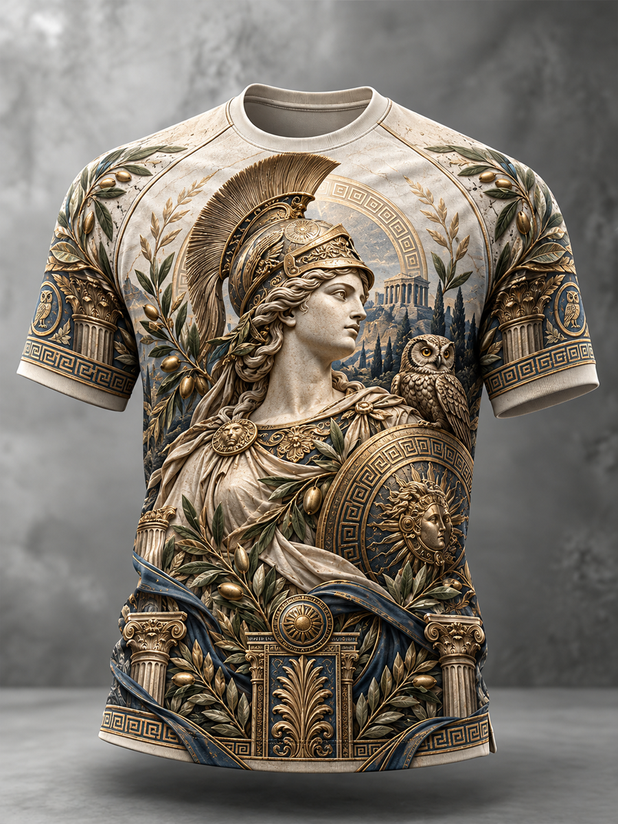 Ανδρική Ελληνική Μυθολογία Κοντό μανίκι T-Shirt